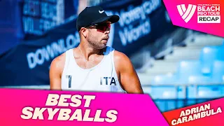 Look out for Mr. Skyball! - Best Skyballs of Adrian Carambula 🇮🇹🏐 | BeachProTour2022