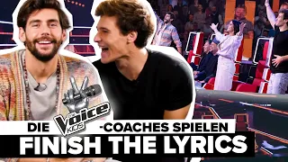 𝙏𝙝𝙚 𝙑𝙤𝙞𝙘𝙚 𝙆𝙞𝙙𝙨: Wincent Weiss & Alvaro Soler können ihre Hits NICHT weitersingen?😂 Finish The Lyrics