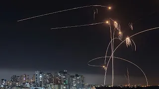 Watch: Israel’s Iron Dome intercepts rockets launched from Gaza