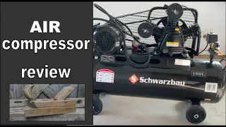 013 Kompresor Sprężarka Schwarzbau 100l test air compressor