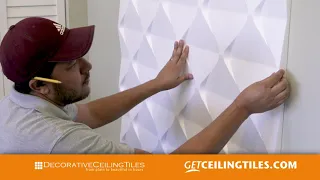 Step-by-Step Guide: Creating Stunning DIY Accent Wall with Seamless 3D Decorative Wall Panels