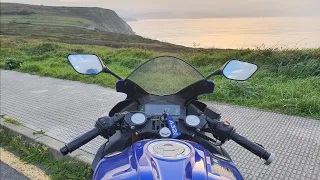 Ride to school - Yamaha YZF R125 POV