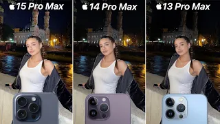 iPhone 15 Pro Max VS iPhone 14 Pro Max VS iPhone 13 Pro Max Camera Test