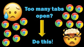 How to manage many open browser tabs and save lots of RAM | OneTab extension