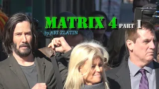 KEANU REEVES FILMING  Matrix Resurrections Part 1