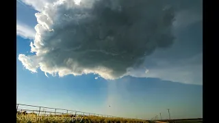 LP Supercell and Funnel Cloud Timelapse - Wheeler, TX | May 25, 2018