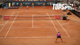 Top Spin 2K25 - Roger Federer Vs Andy Murray - HYPER TIE BREAK - Rome Masters (PS5)