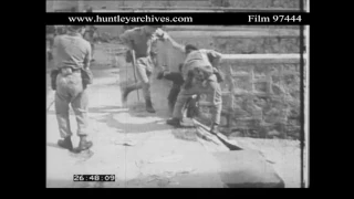 British Military in Aden in the 1960's.  Archive film 97444