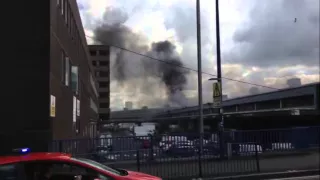 Major fire at Birmingham Wholesale Market