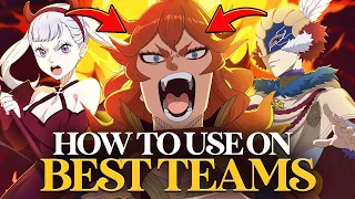 *THIS* Is How to Use Mereoleona on ALL Her Best Teams! | Black Clover Mobile
