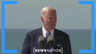 President Biden channels Reagan at Pointe du Hoc | NewsNation Now