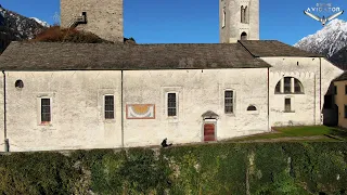 Drone Avigator - 4K Santa Maria in Calanca, Castello & Church of S. Maria Assunta - SWISS HERITAGE