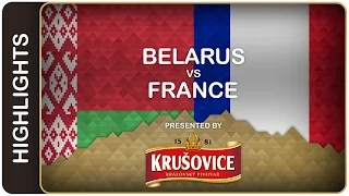 Stas helps Belarus to avoid relegation | Belarus-France HL | #IIHFWorlds 2016