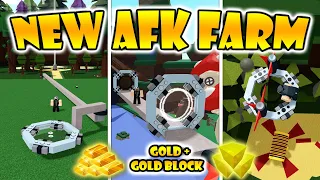 NEW AFK FARM - Gold & Gold Block - Build A Boat For Treasure