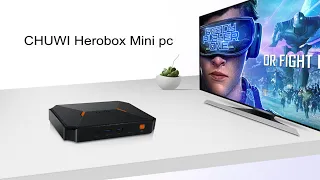 CHUWI HeroBox Windows 10 Mini PC,Intel Gemini-Lake N4100 Quad-Core Processor,8GB DDR4 256GB SSD