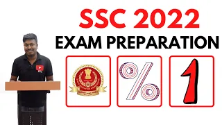 SSC 2022 || Exam Preparation-1 || Topic-1(Percentage)