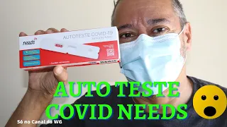 Auto teste Covid 19 da Needs -  veja aqui o passo a passo.