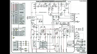 Схема заряда АКБ от ТРПШ в электровозе ВЛ80С