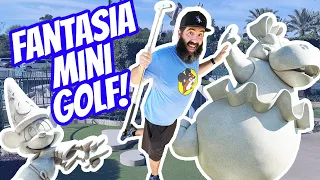 Whimsical Fantasia Gardens Mini Golf at Walt Disney World!