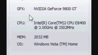 E8400 @3.5ghz on STOCK cooling