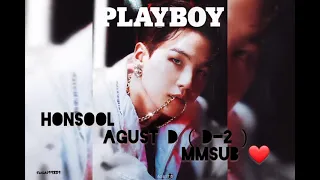 D-2 , Honsool Agust D , #mmsub 🚨 do not report 🚨