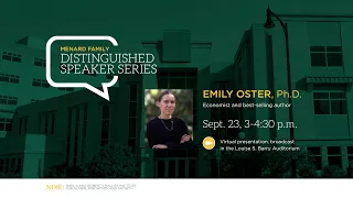 Emily Oster at the Challey Institute