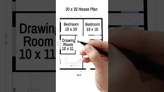 30 X 32  House design | Ghar ka naksha | Facility Zone |  #shorts #housedesign #houseplan #ytshorts