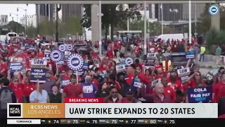 UAW strike expands to 20 states