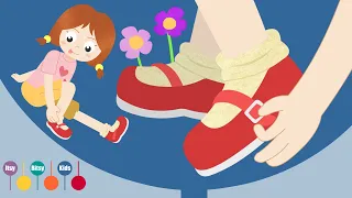 One, Two, Buckle My Shoe Counting Rhyme | ItsyBitsyKids