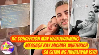 KC Concepcion may heartwarming message kay Michael Wuethrich sa gitna ng hiwalayan isyu