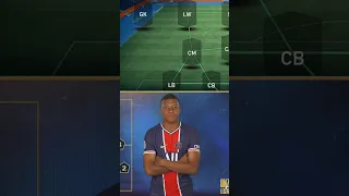 Mbappe's PSG Dream XI Build In FIFA MOBILE | #shorts #fifamobile