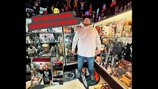 Bobby gives me a tour of his priceless #horror #collection!