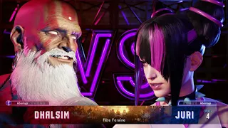 Street Fighter 6 - Dhalsim Vs. Juri Walkout