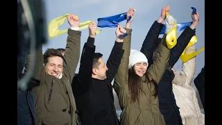 У День Соборності в Запоріжжі за участю Володимира Зеленського відкрито вантовий міст через Дніпро.