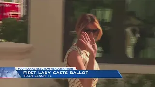 First Lady Melania Trump casts vote in Palm Beach, Florida