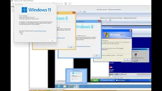 Windows 98 inside Windows XP inside Windows 8 inside Windows 8.1 inside Windows 11