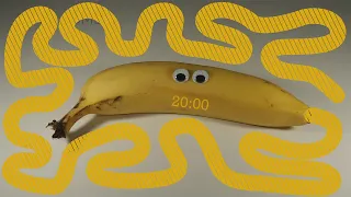20 Minute Banana 🍌 Bomb Timer with Wiggly Eyes