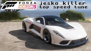 Hennessey venom F5 - FASTEST HIGHWAY BUILD AND TUNE - JESKO KILLER - FORZA HORIZON 5