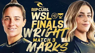 Tyler Wright vs Caroline Marks | Rip Curl WSL Finals - Match 3 Heat Replay