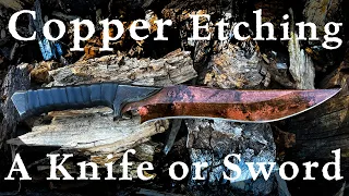 Zombie Tools : How to get a Copper Etch on a Knife