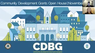 Community Development  Grants Open House - November 10, 2021