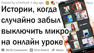 Когда забыл выключить микрофон во время онлайн урока