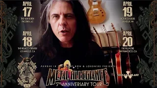 METAL ALLEGIANCE - 5th Anniversary Tour Alex Skolnick Invite (OFFICIAL TRAILER)