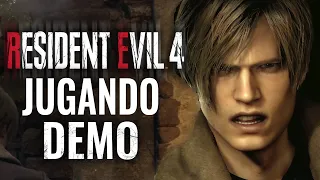 JUGANDO DEMO RESIDENT EVIL 4 REMAKE 2023 (CHAINSAW COMPLETO)