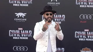 AJ McLean "Captain America Civil War" World Premiere Red Carpet Fashion Broll