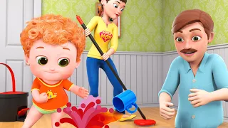 Cha Cha Cha! | Family Cha cha cha | cleaning song, shake , shake , clap clap | 4K Nursery rhymes