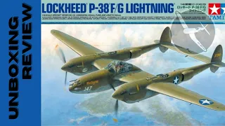 Tamiya P-38 F/G Lightning in 1:48 Scale - Unboxing Review