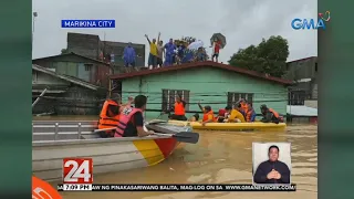 24 Oras: Mga residente, sinagip dahil sa lagpas-taong baha na dala ng Bagyong Ulysses