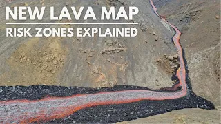 Iceland Volcano Update - New Lava Map and Lava Flow Forecast