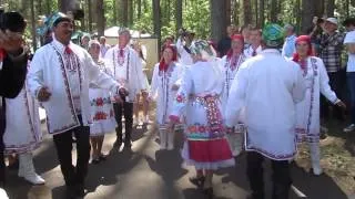 Народные песни кряшен на Сабантуе-2014